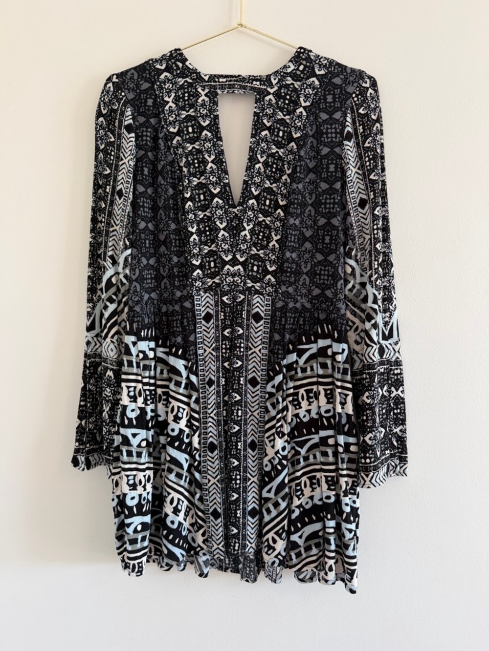 Free People Tegan Border Print
Mini Dress Size 2